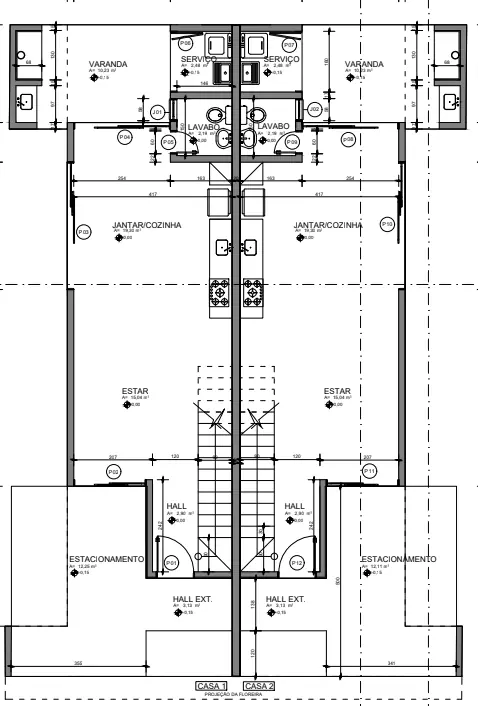 Casas Açores - ground floor plan